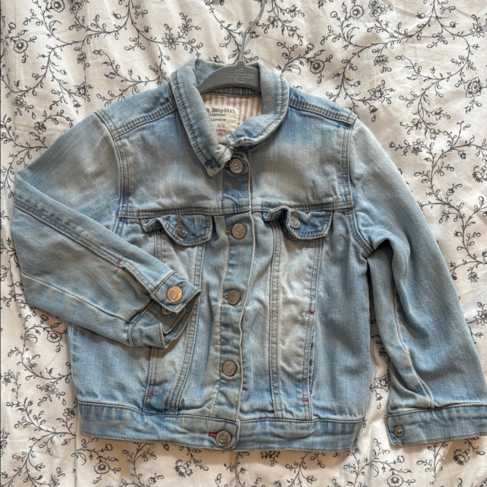 Light Blue Denim Kids Jacket